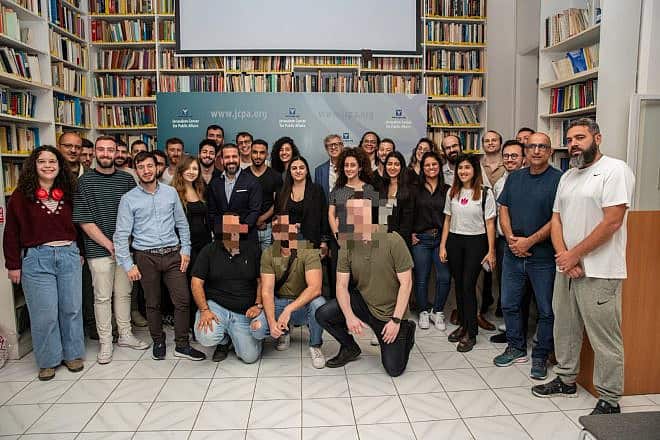 The opening session of a new JCPA program on understanding the Middle East. Photo by Uriah Bergil.