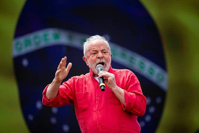Brazilian President Luiz Inácio Lula da Silva at a rally in Grajau, Sept. 24, 2022. Photo by Wagner Vilas/Shutterstock.