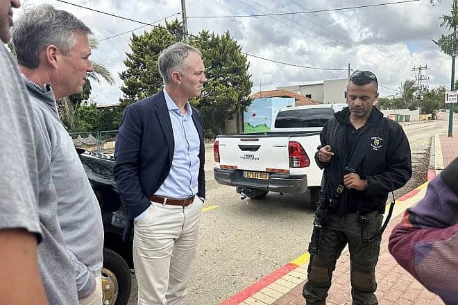 The mayors of cities in Massachusetts, South Carolina and Oregon visited Israel for four days, where they met with politicians, academics, business leaders, regional experts and the families of hostages being held captive by Hamas in the Gaza Strip, April 2024. Credit: U.S. Conference of Mayors.