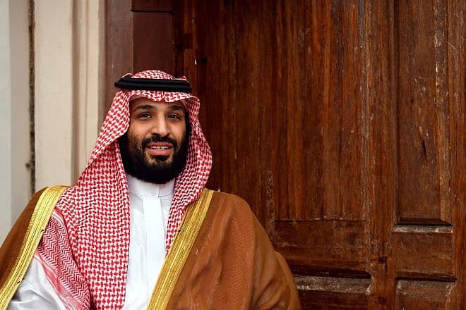 Saudi Crown Prince Mohammed bin Salman leaving a mosque in Riyadh, March 7, 2022. Credit: murathakanart/Shutterstock.