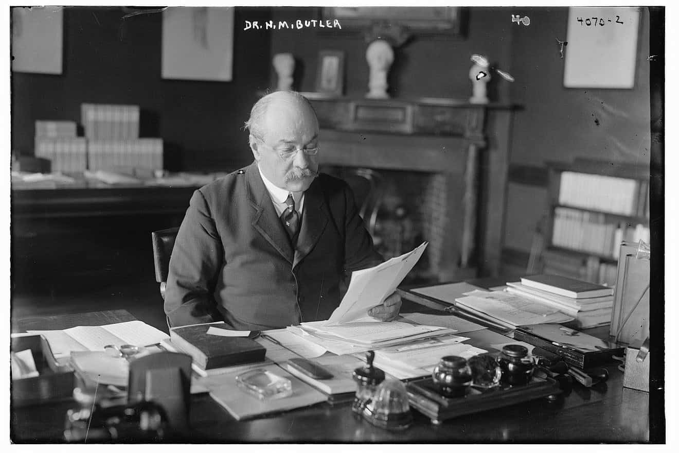 Nicholas Murray Butler in 1916. Credit: Bain/Library of Congress via Wikimedia Commons.