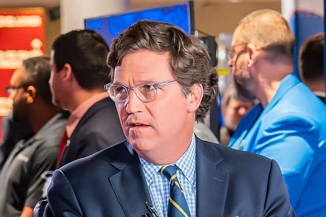 Tucker Carlson in Miami on Nov. 17, 2022. Credit: Aleksandr Dyskin/Shutterstock.