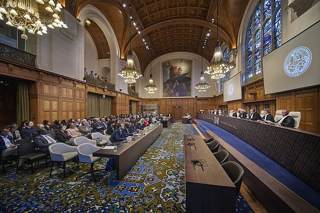 View of the International Court of Justice courtroom during the court's ruling on May 24, 2024 that Israel must cease military operations in Rafah. Credit: Bastiaan Musscher/U.N. Photo/ICJ-CIJ.