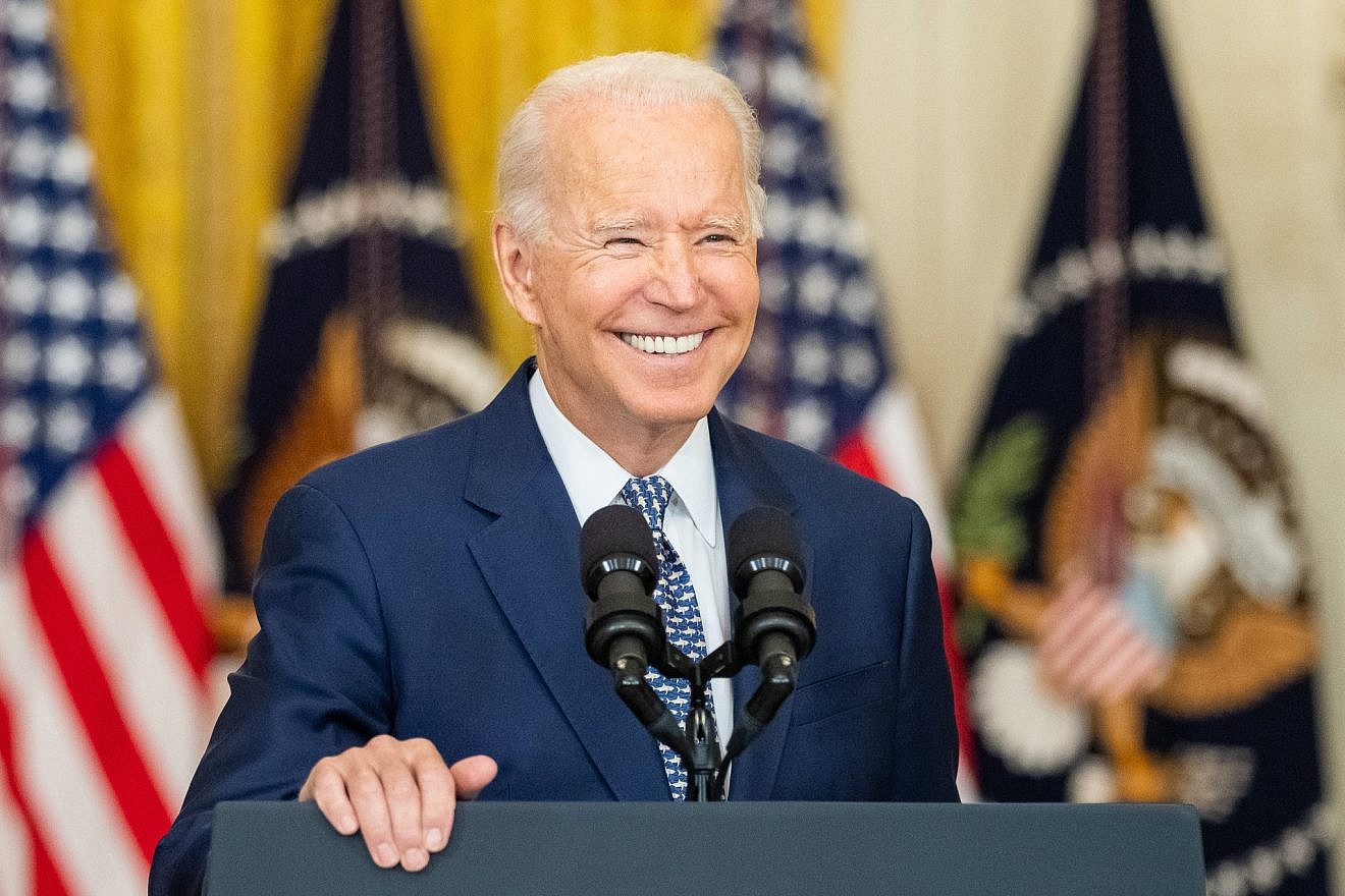 U.S. President Joe Biden delivers remarks on the passing of the bipartisan Infrastructure Investment and Jobs Act in the East Room of the White House in Washington, D.C., on Aug. 10, 2021. Credit: Adam Schultz/White House.