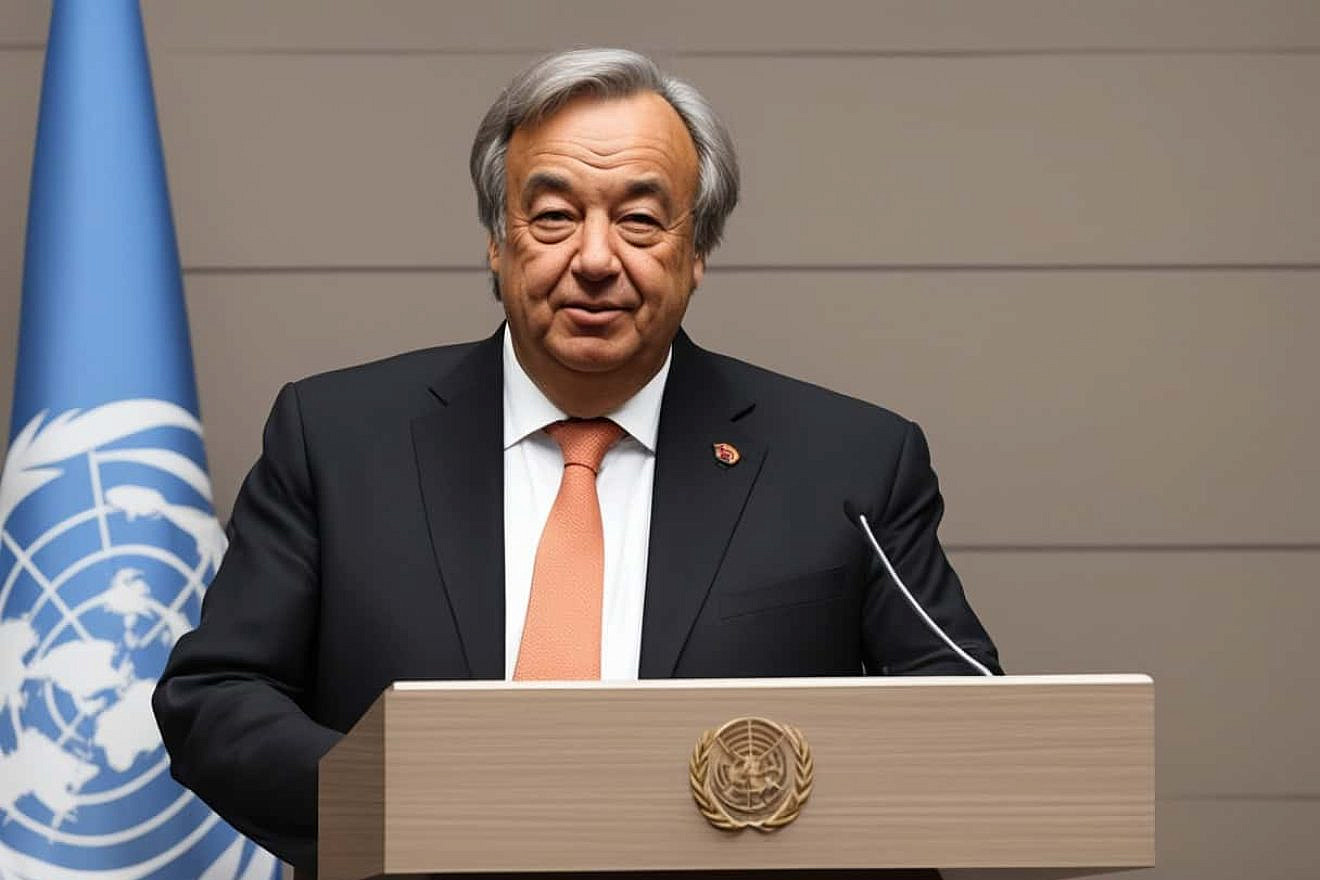 An illustrative image of U.N. Secretary-General António Guterres. Source: DeepAI.