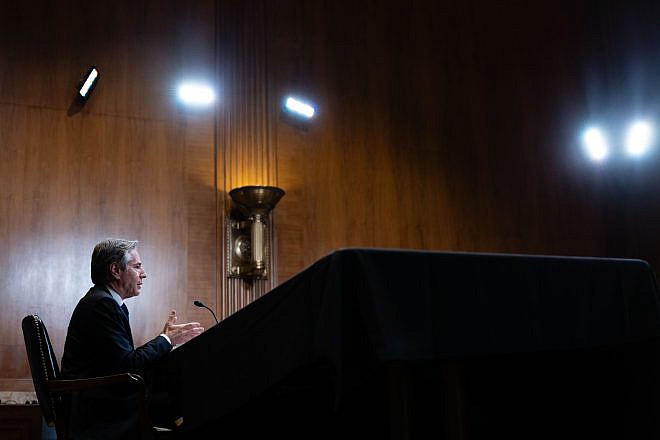 U.S. Secretary of State Antony Blinken testifies before the Senate Committee on Foreign Relations on the FY25 Department of State budget request on Capitol Hill in Washington, D.C., May 21, 2024. Credit: Chuck Kennedy/U.S. State Department.