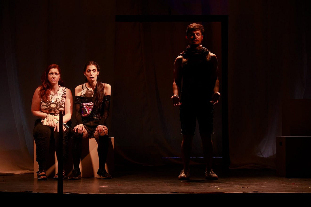 A scene from "October 7 the Play." Credit: Aaron J. Houston