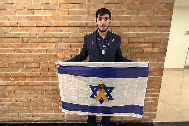 Joshua Shain, an undergraduate student at Columbia University in New York City. Photo by Josh Hasten.