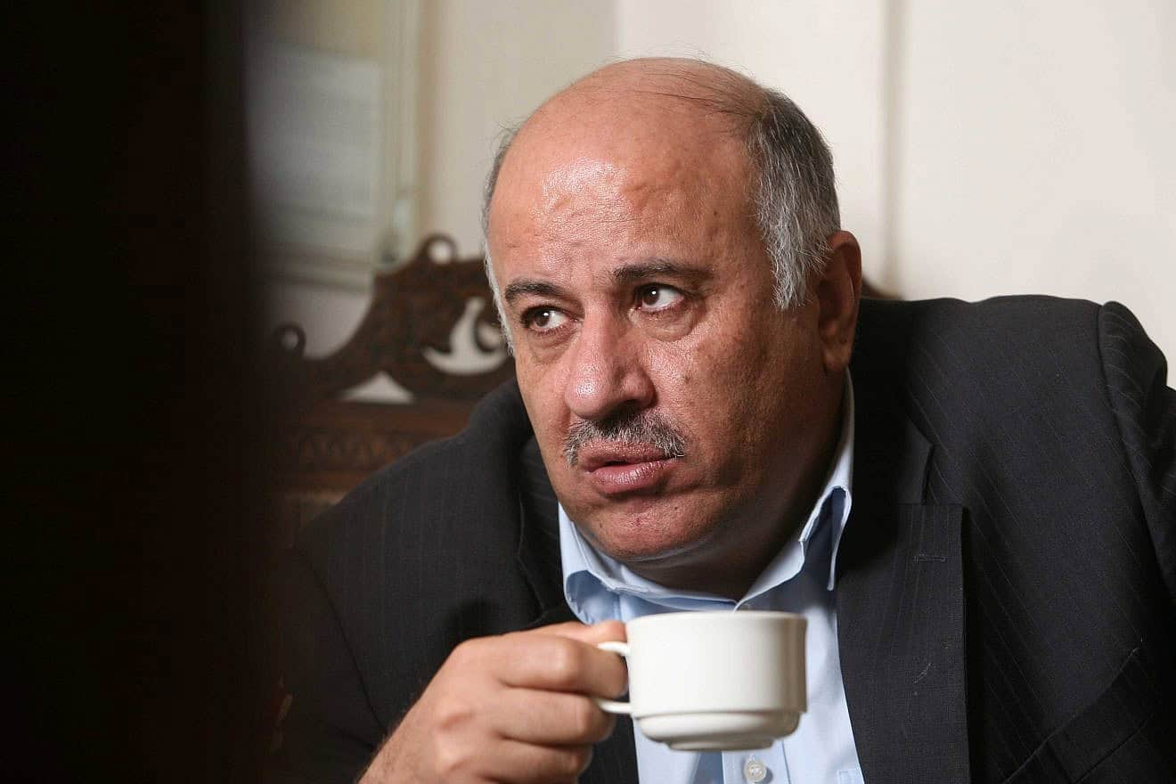 Fatah leader Jibril Rajoub in Jerusalem, April 2, 2008. Photo by Nati Shohat/Flash90.