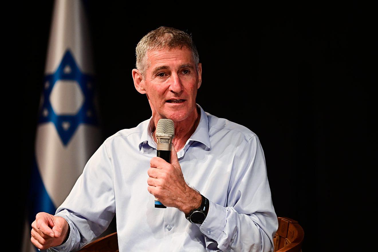 Then-Israeli Deputy Economy Minister Yair Golan speaks during a conference organized by Commanders for Israel's Security in Herzliya on Oct. 2, 2022. Photo by Avshalom Sassoni/Flash90.
