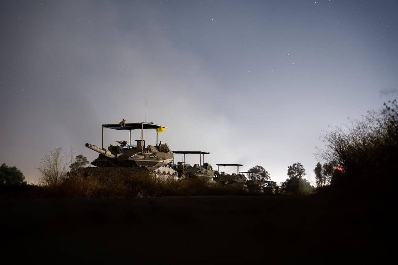 Vehicles and military equipment as part of activity by the Israel Defense Forces in Rafah, in the southernmost part of the Gaza Strip, on May 8, 2024. Credit: IDF.