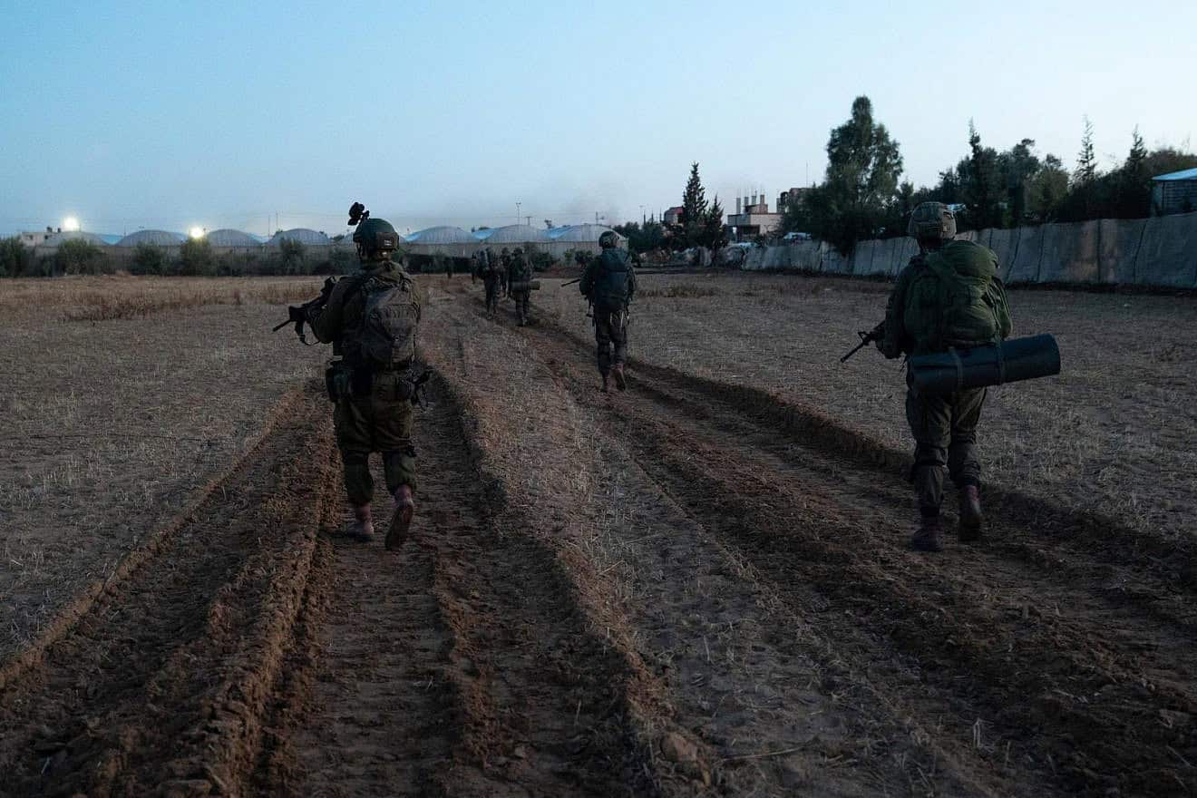 Israel Defense Forces during operational activity in eastern Rafah in the Gaza Strip on May 13, 2024. Credit: IDF.