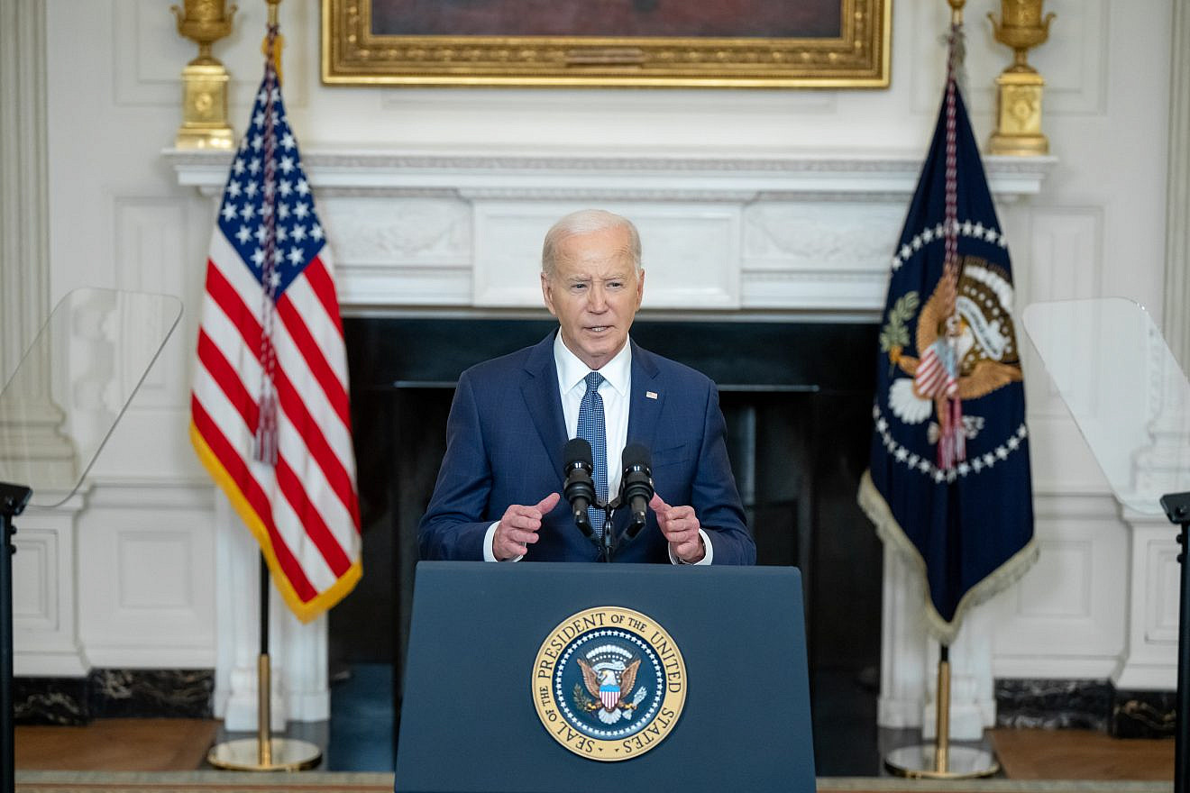U.S. President Joe Biden delivers remarks at the White House on the war between Israel and Hamas in Gaza, May 31, 2024. Credit: Carlos Fyfe/ White House.