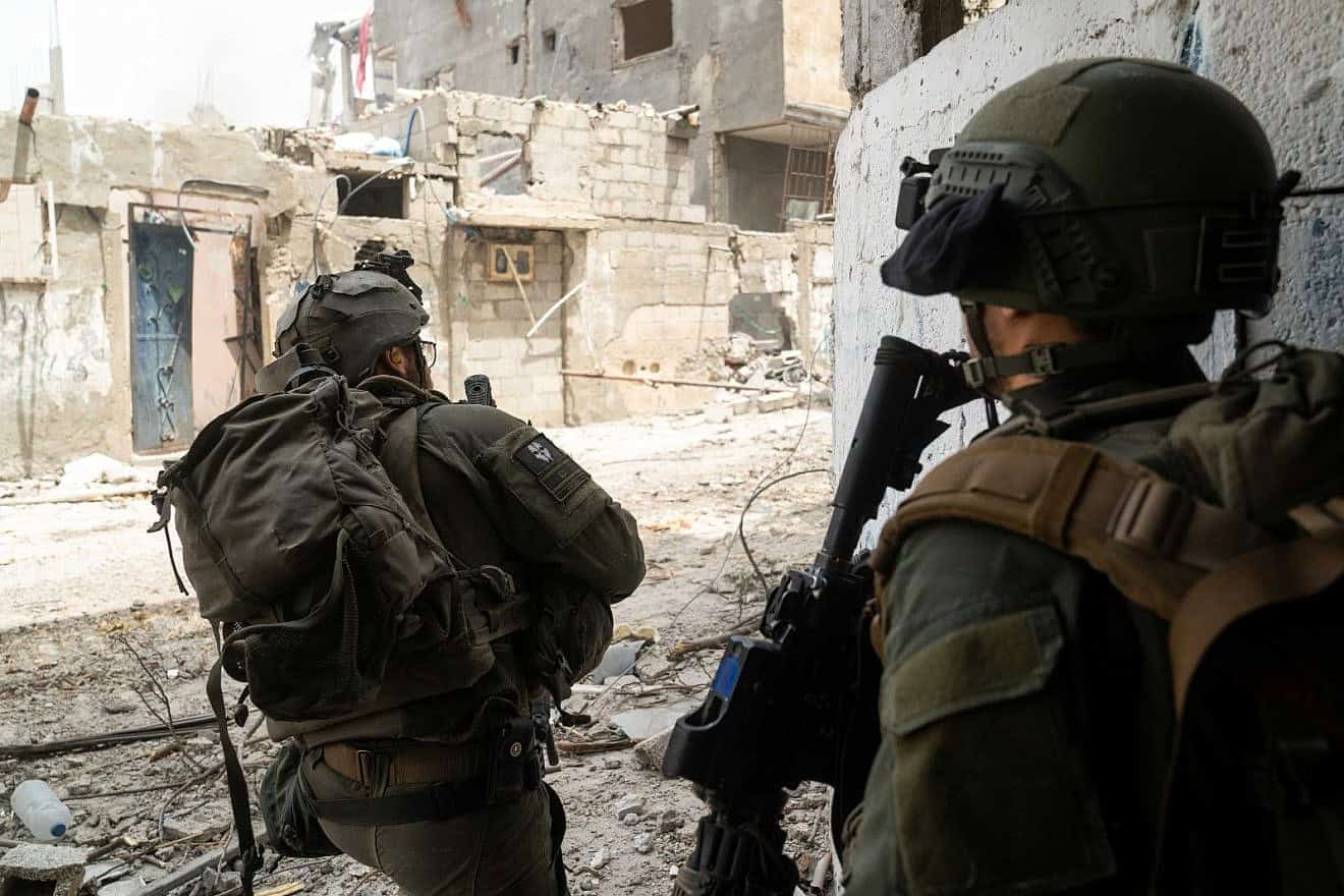 Israeli troops operating in the Gaza Strip on May 21, 2024. Credit: IDF.
