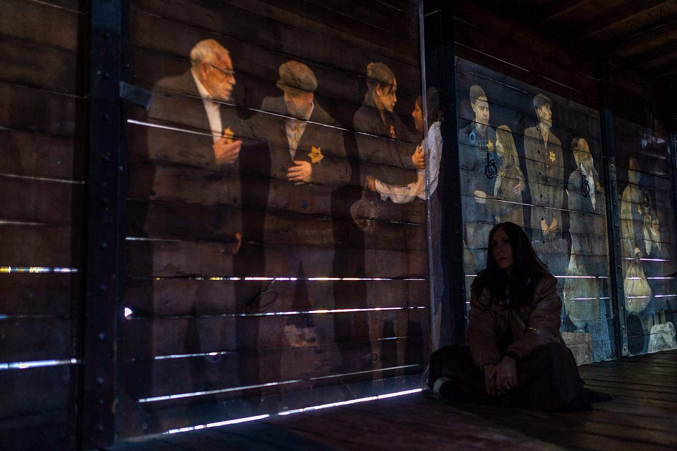A World War II cattle car exhibit teaching lessons of the Holocaust is being shown throughout the United States. Credit: Courtesy of Hate Ends Now.