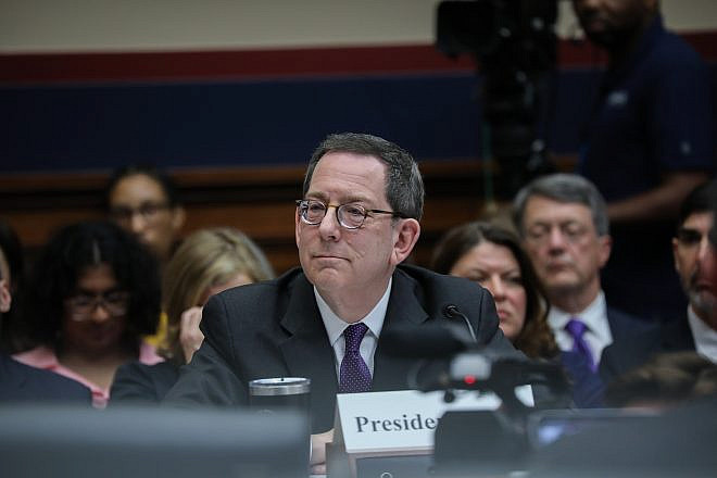 Michael Schill, president of Northwestern University, testifies during a hearing of the House Committee on Education and the Workforce on May 23, 2024. Credit: House Committee on Education and the Workforce.