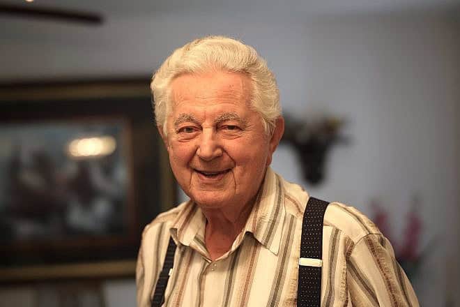 Oskar Jacob, a Holocaust survivor who lives in St. Louis. Photo by Bill Motchan.