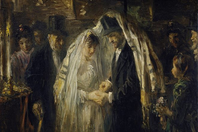 “Jewish Wedding” (1903) painting by Jozef Israëls, oil on canvas. Credit: Rijksmuseum, Amsterdam.