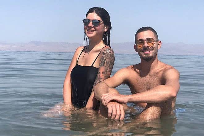 Shani Gabbay and her brother Aviel. Credit: Courtesy of Aviel Gabbay.