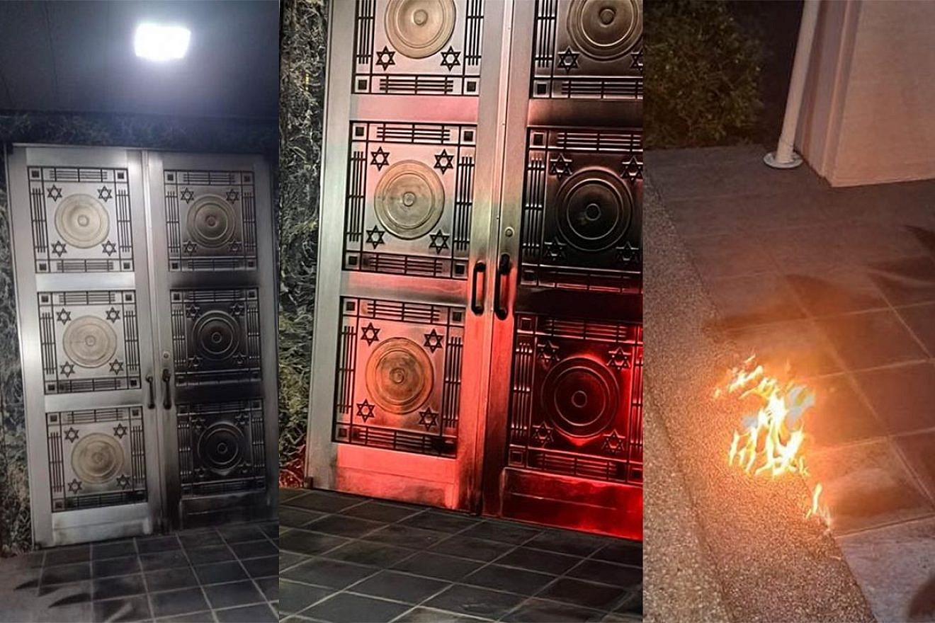 Schara Tzedeck, a Modern Orthodox synagogue in Vancouver, Canada, that was firebombed on May 30, 2024. Credit: Jewish Federation of Greater Vancouver.
