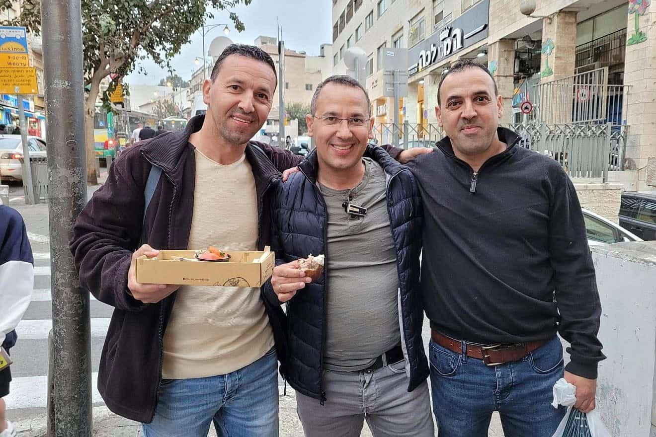 From left, brothers Yossi, Sharon and Eli Sharabi. Credit: Courtesy of the Hostage and Missing Families Forum.