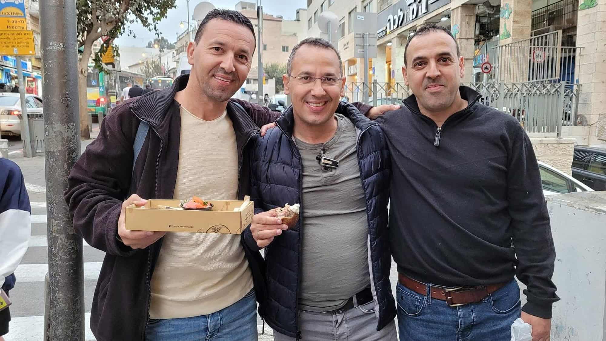 From left, brothers Yossi, Sharon and Eli Sharabi. Credit: Courtesy of the Hostage and Missing Families Forum.