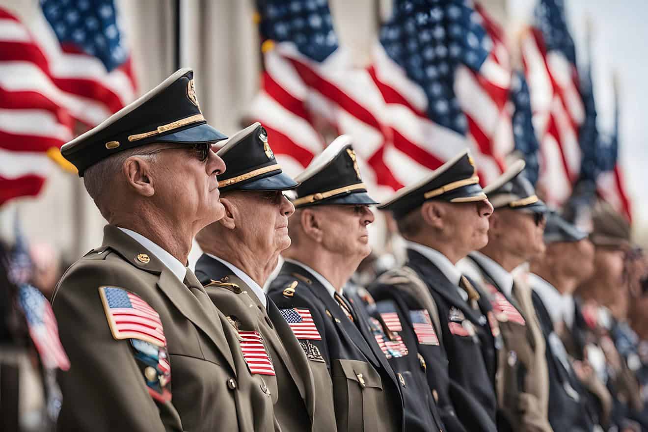 An illustrative image of an American Memorial Day ceremony. Source: DeepAI