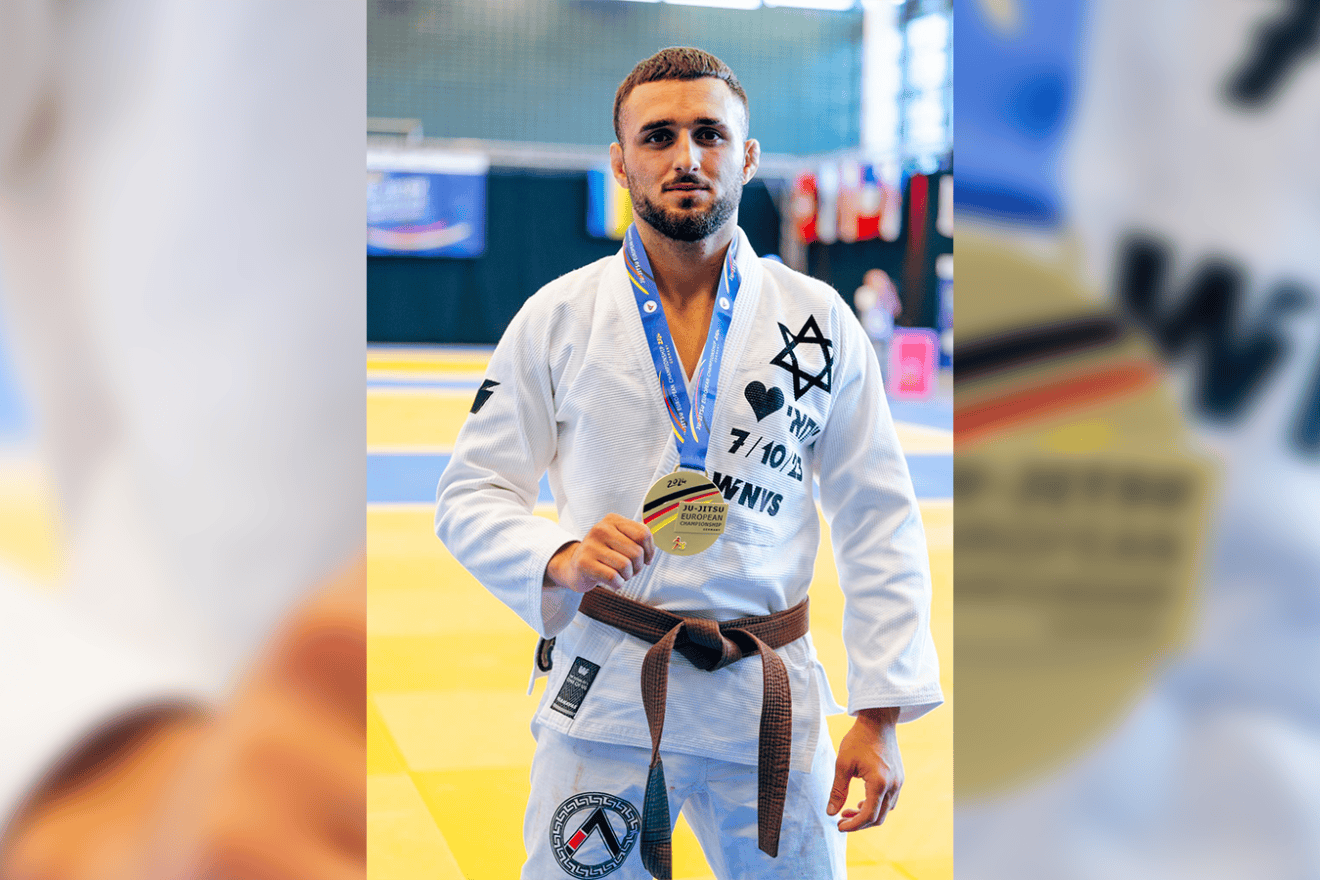 Israeli jujitsu fighter Yarin Shriki. Photo by Juan Lopez.