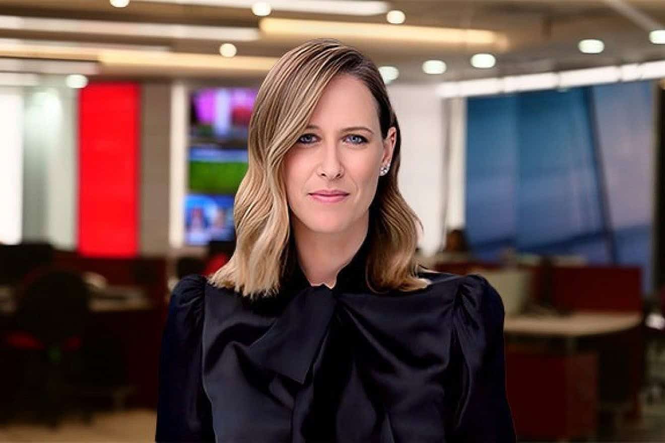 "Channel 12" anchor Yonit Levi. Credit: Courtesy.