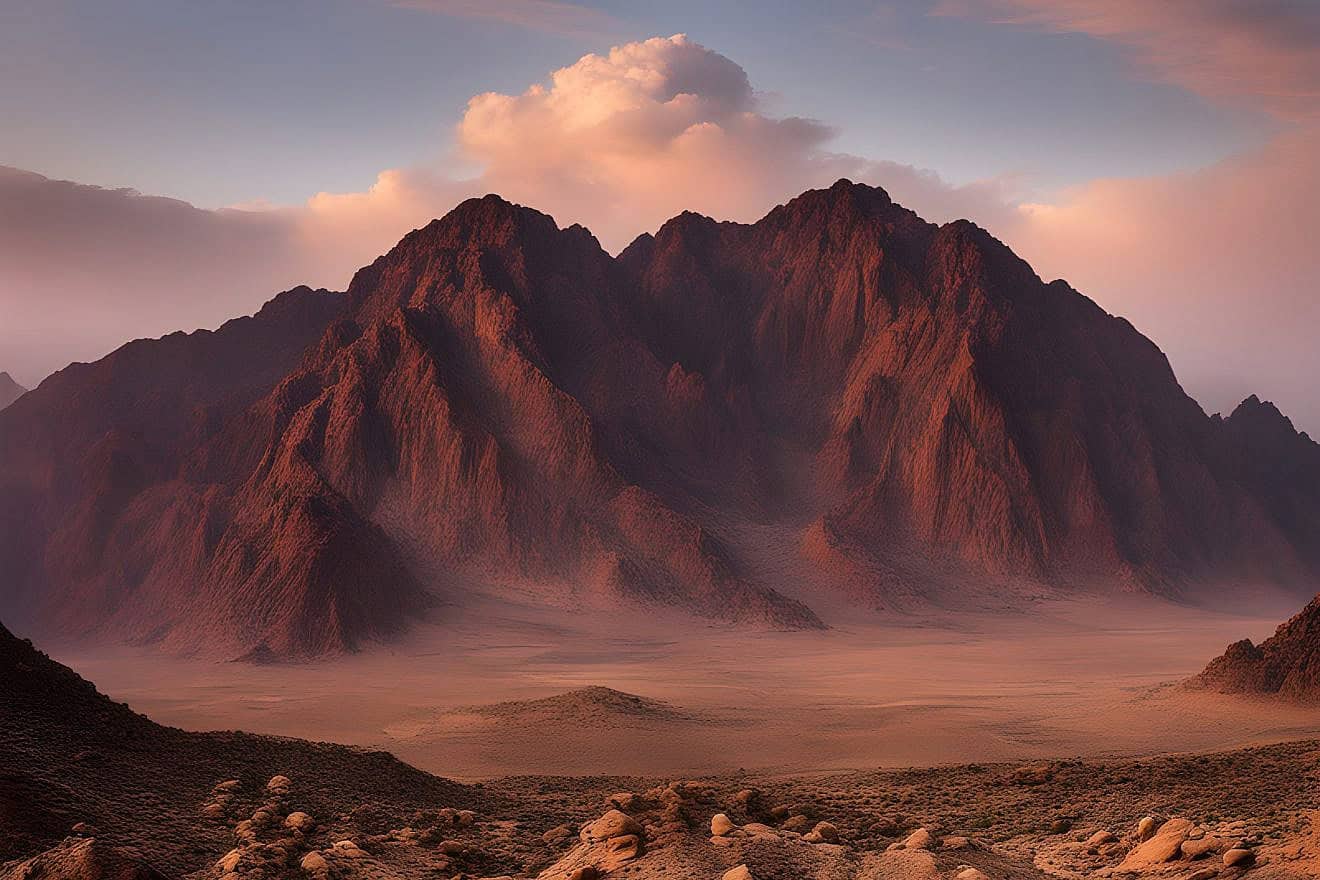 An illustrative image of Mount Sinai. Source: DeepAI.
