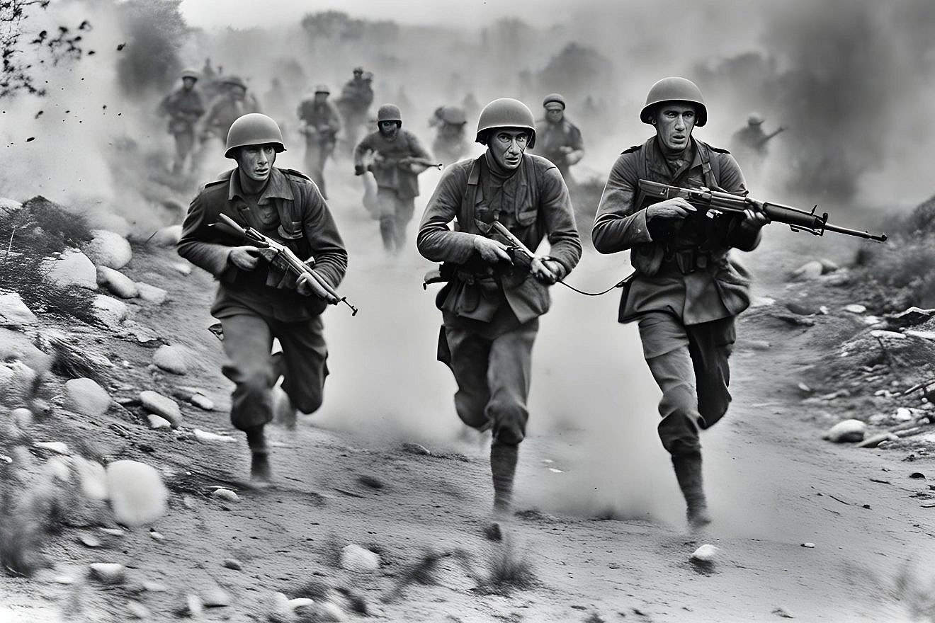 An illustrative image of French soldiers in the Algerian War. Source: DeepAI.