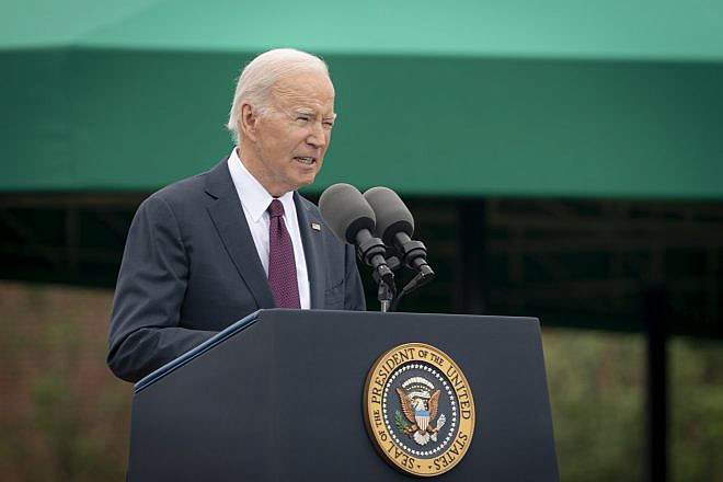 U.S. President Joe Biden at Joint Base Myer-Henderson Hall, Va., on Sept. 29, 2023. Credit: Benjamin Applebaum/U.S. Department of Defense.