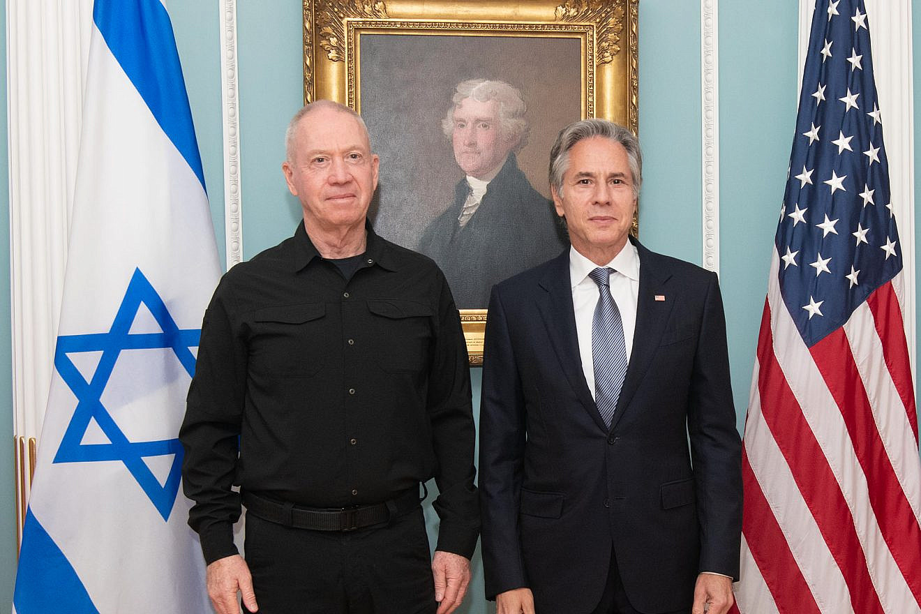 U.S. Secretary of State Antony Blinken meets with Israeli Defense Minister Yoav Gallant at the Department of State in Washington, D.C., June 24, 2024. Credit: Mark Stewart/U.S. State Department.