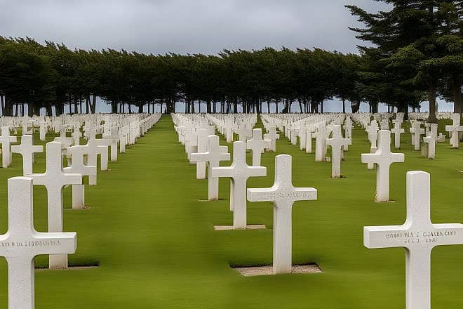 An illustrative image of a military cemetery. Source: DeepAI.