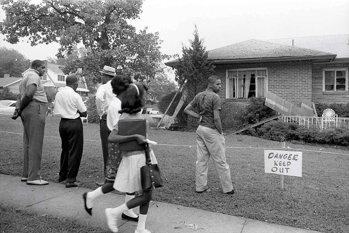 The bomb-damaged home of Arthur Shores, NAACP attorney, in Birmingham, Ala., on Sept. 5, 1963. Credit: Marion S. Trikosko/U.S. Library of Congress via Wikimedia Commons.