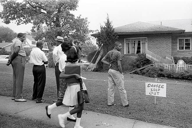 The bomb-damaged home of Arthur Shores, NAACP attorney, in Birmingham, Ala., on Sept. 5, 1963. Credit: Marion S. Trikosko/U.S. Library of Congress via Wikimedia Commons.