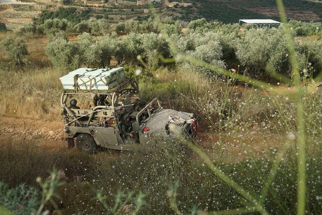 Israel Defense Forces troops during a military drill on the northern border, June 26, 2024. Credit: IDF.