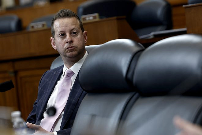 Rep. Jared Moskowitz (D-Fla.) listens during a hearing with the House Foreign Affairs Committee in the Rayburn House Office Building on March 19, 2024 in Washington, DC. Photo by Anna Moneymaker/Getty Images.