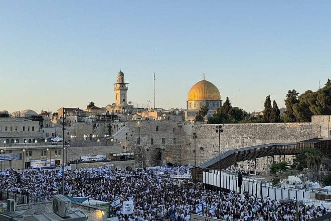 Thousands of Jews celebrate Jerusalem Day at the Western Wall, June 5, 2024. Photo by Troy Osher Fritzhand.