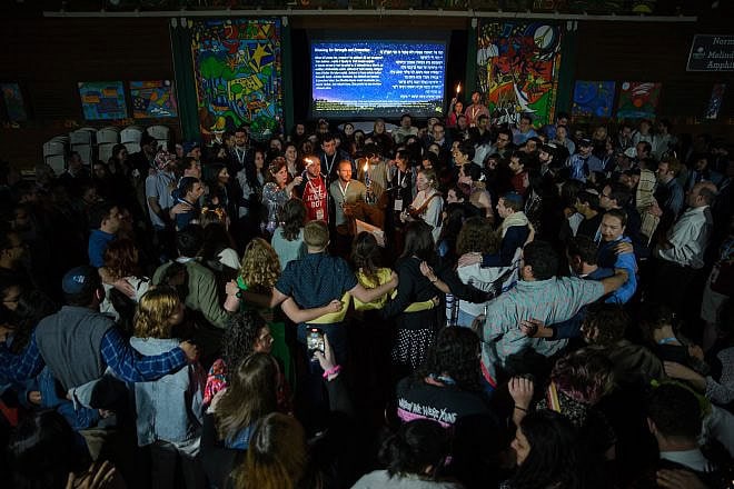 Havdalah at Camp Nai Nai Nai, May 2024. Credit: Courtesy of Moishe House.