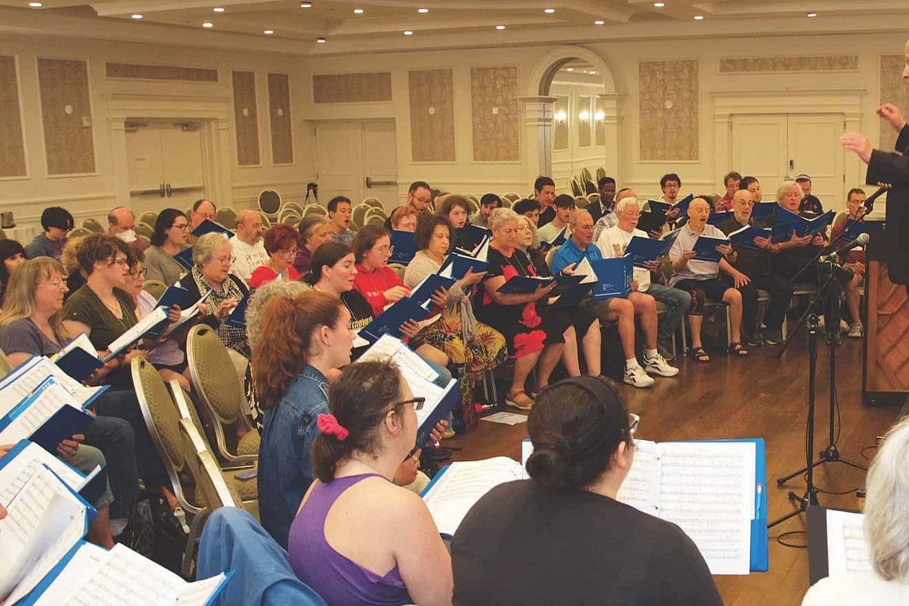 Participants in the North American Jewish Choral Festival. Credit: Courtesy.