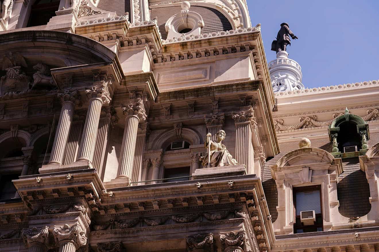 Philadelphia City Hall with the statue of William Penn in the background. Credit: Trev Adams/Pexels.