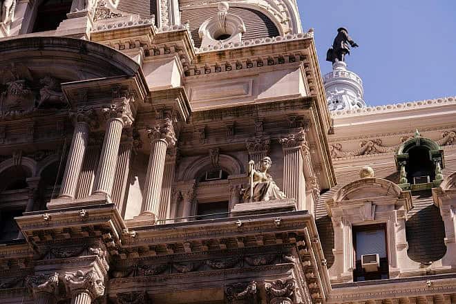 Philadelphia City Hall with the statue of William Penn in the background. Credit: Trev Adams/Pexels.