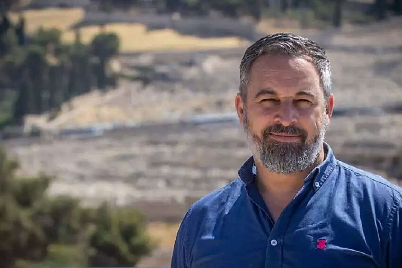 Vox party leader Santiago Abascal in Jerusalem, May 29, 2024. Photo by Oren Ben Hakoon.