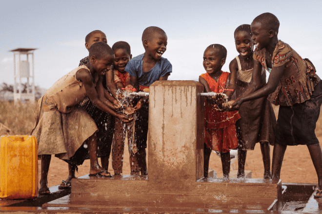Access to fresh water changes the lives of millions in rural Africa. Credit: Courtesy of Innovation: Africa.