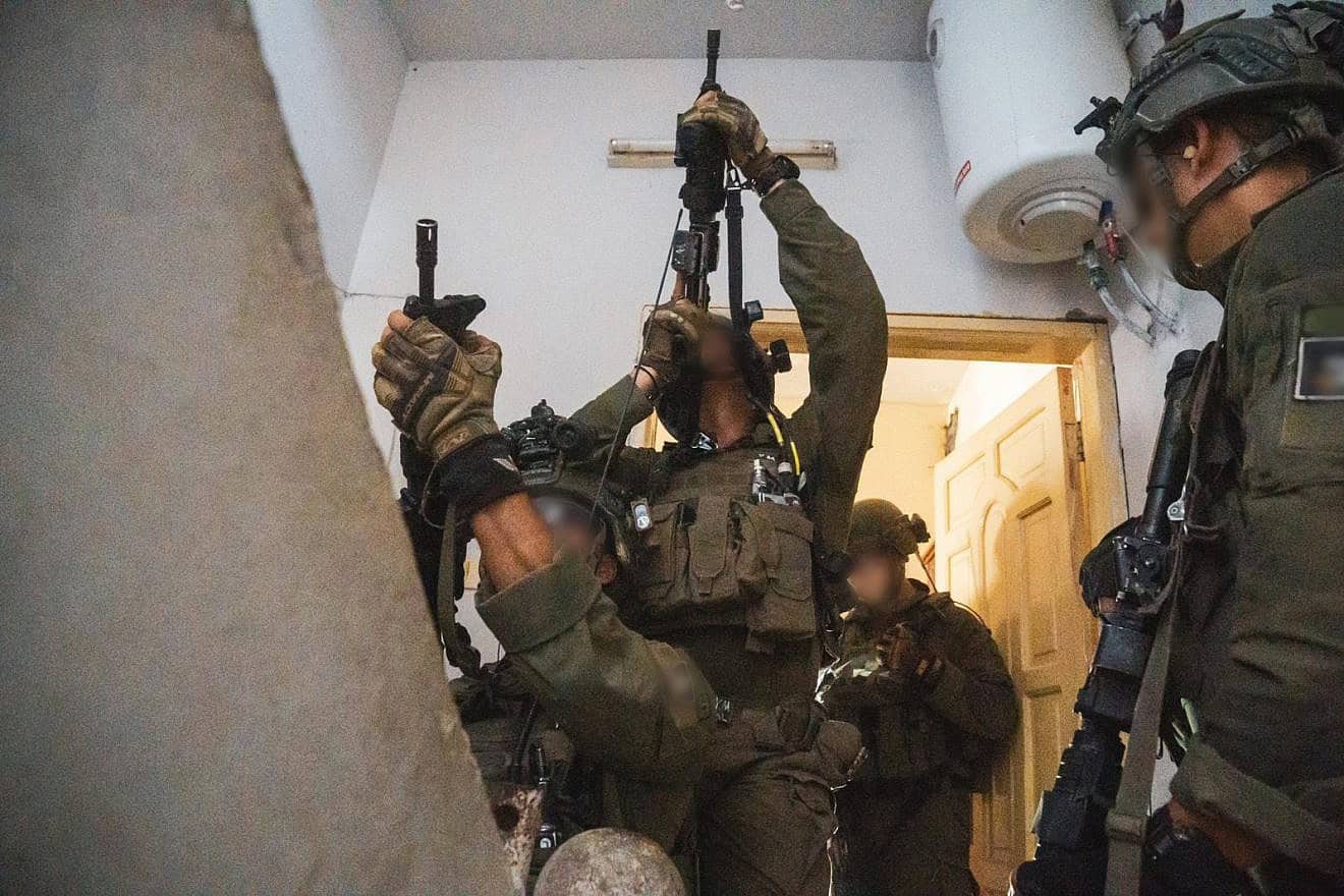 Israeli forces operating in the Gaza Strip on June 9, 2024. Credit: IDF.