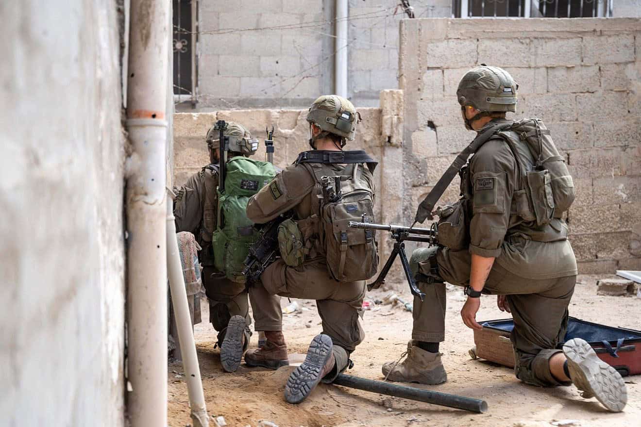 Israeli troops during operational activity in Rafah, in the southern Gaza Strip, June 2024. Credit: IDF.