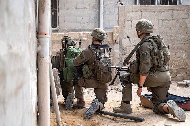 Israeli troops during operational activity in Rafah, in the southern Gaza Strip, June 2024. Credit: IDF.