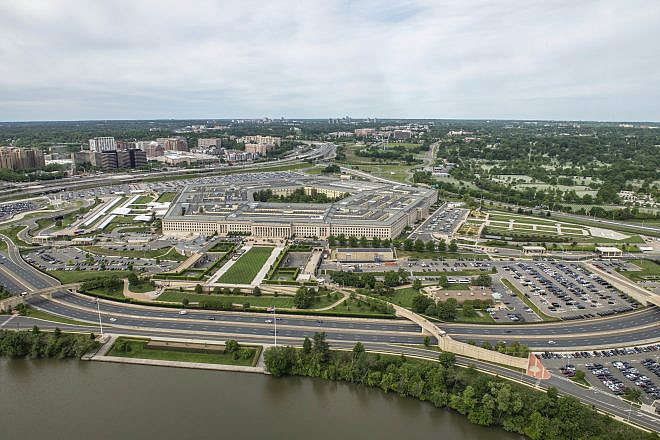 An aerial view of the Pentagon, Washington, D.C., May 11, 2021. Credit: U.S. Air Force Staff Sgt. Brittany A. Chase/U.S. Department of Defense.