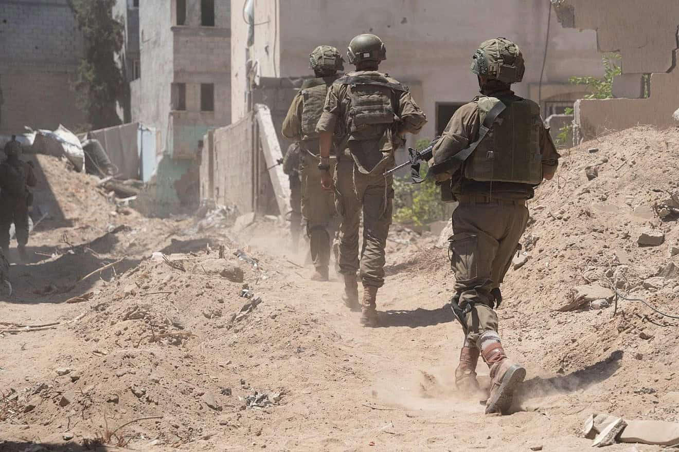 Israeli troops operating in the Gaza Strip, July 2024. Credit: IDF.